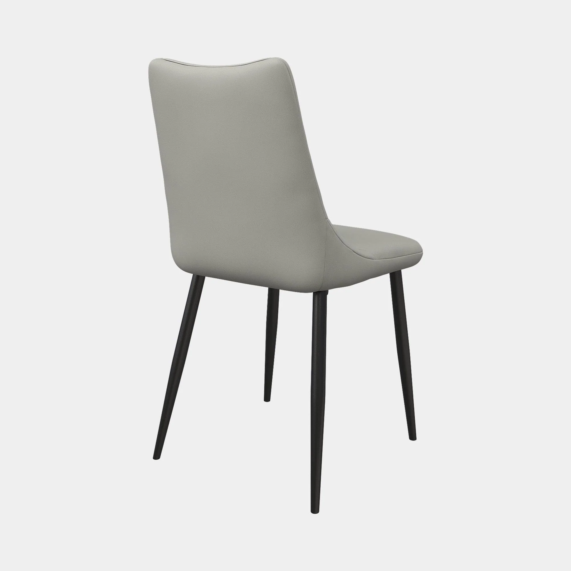 Tarranto - 120cm Extending Dining Table, White Ceramic & 4 Hunter Chairs Set, Taupe - Image 6