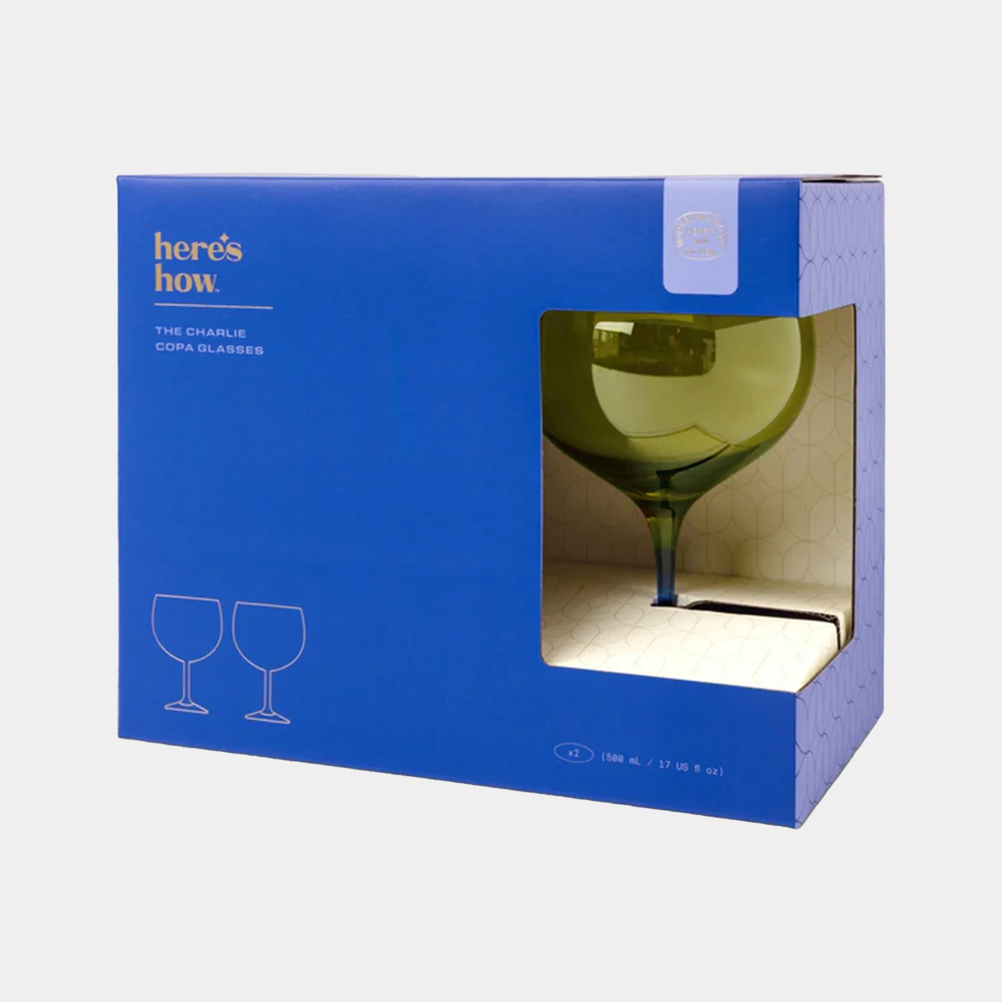 The Charlie Copa Blue - Spritz Glasses, Set of 2 - Image 2