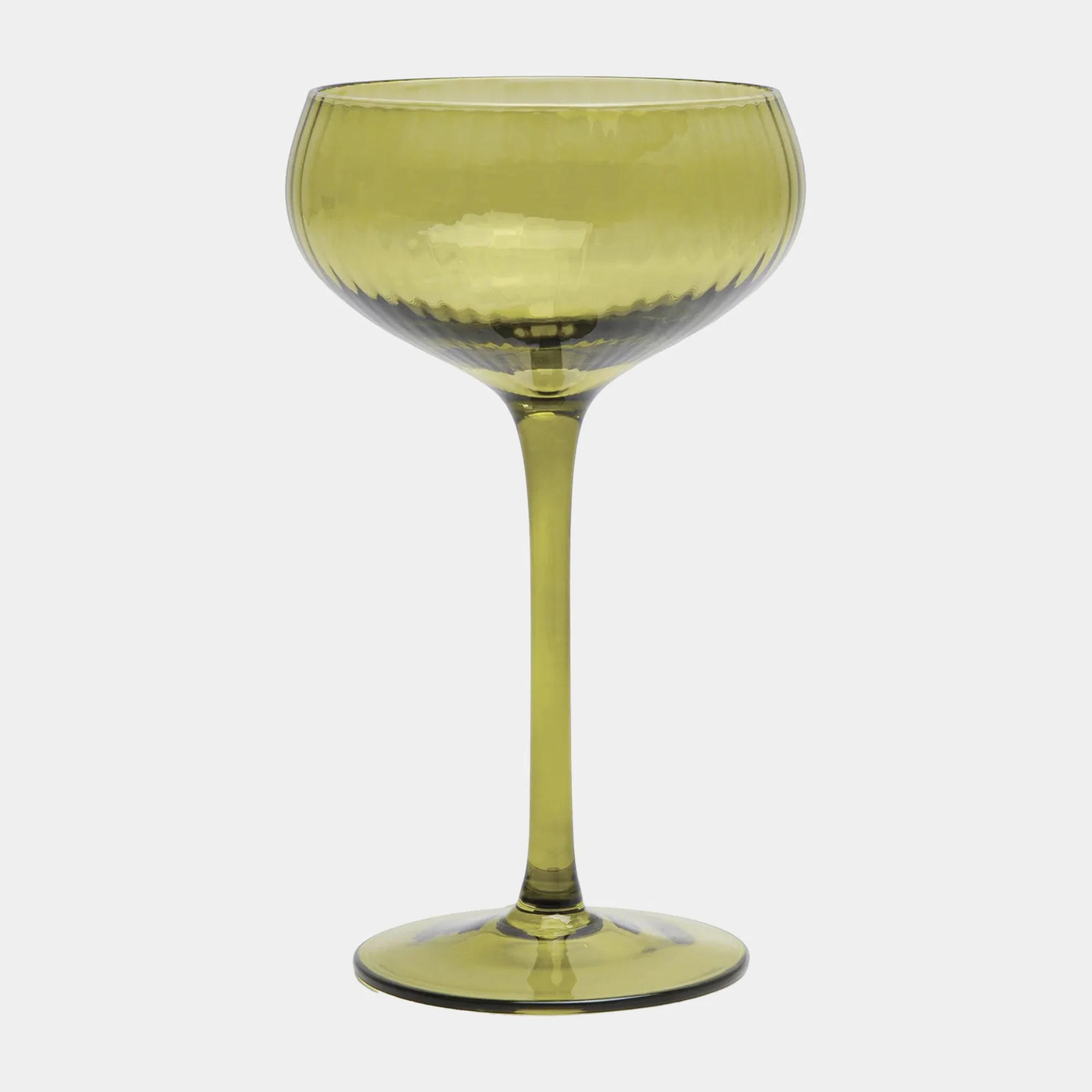 The Lou Coupe Green - Cocktail Glasses, Set of 2 - Image 5