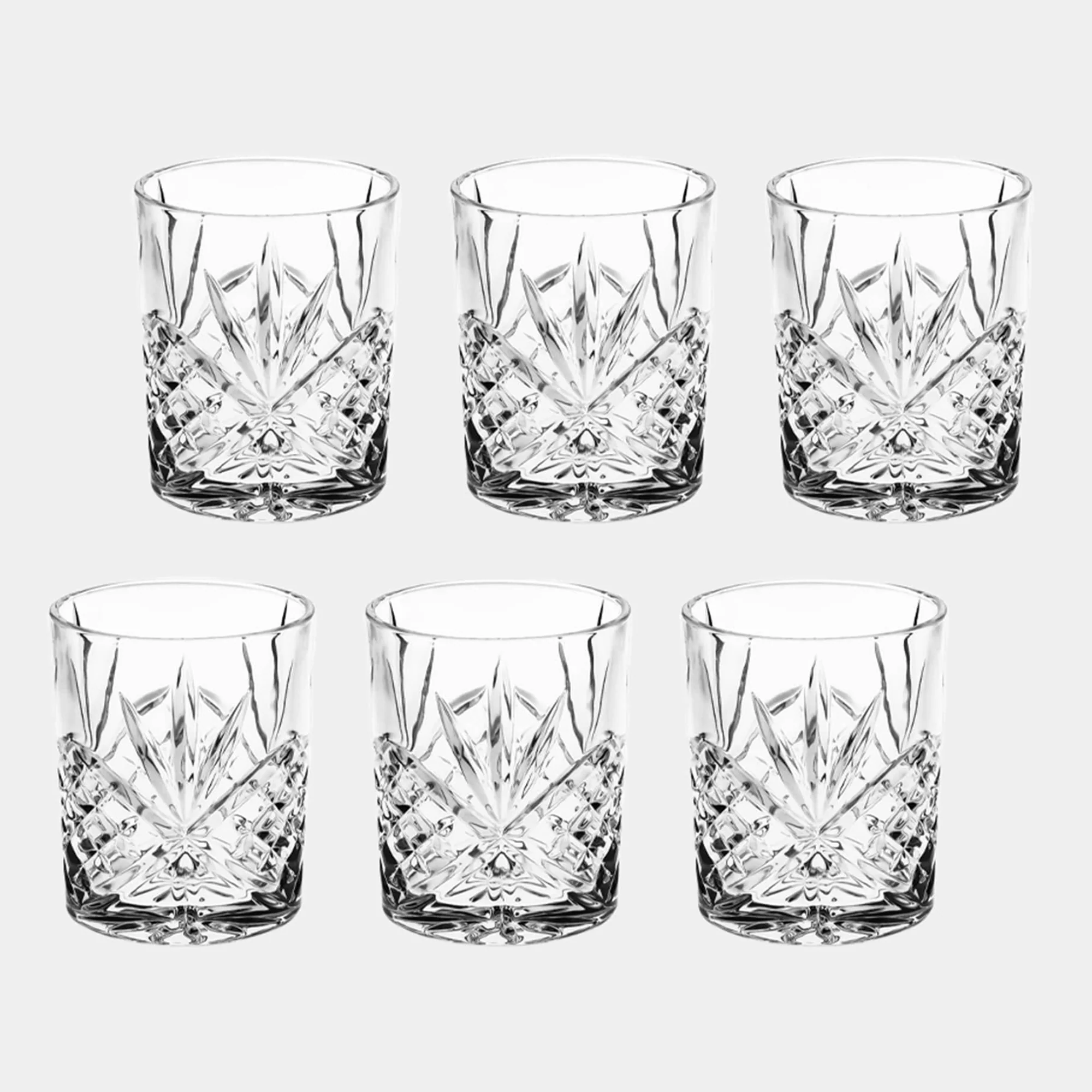 Tipperary Crystal Belvedere - Tumbler Glasses, Set of 6