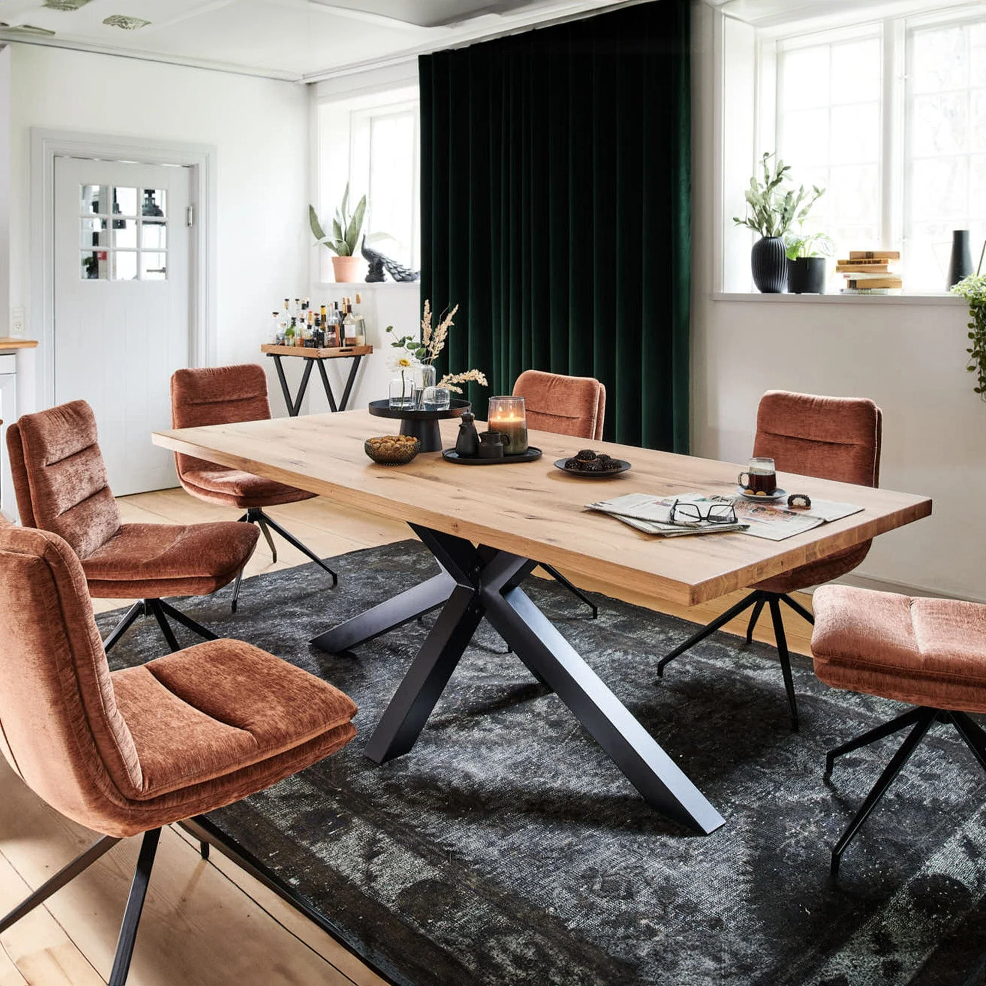 Titan - Oak Dining Table - Image 2