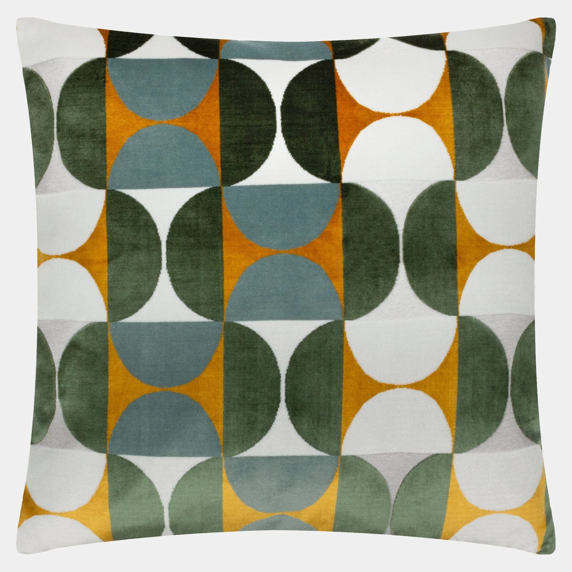 Tosca Velvet - Gold Blue Cushion 50x50cm
