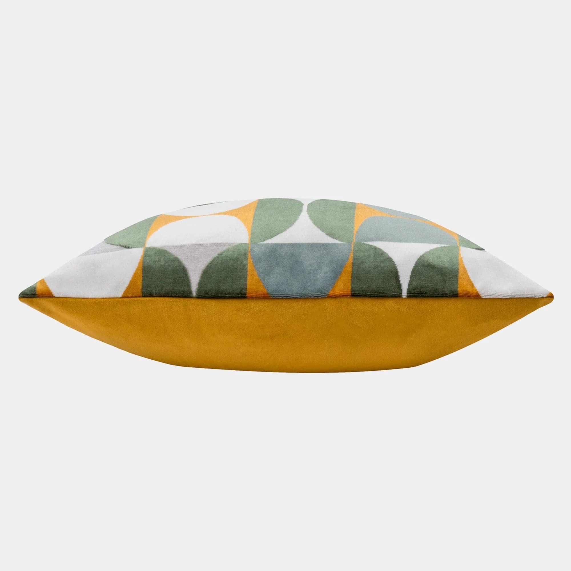 Tosca Velvet - Gold Blue Cushion 50x50cm - Image 2