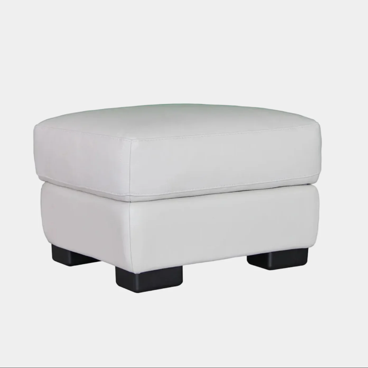 Trapani - Storage Footstool, Leather - Image 3