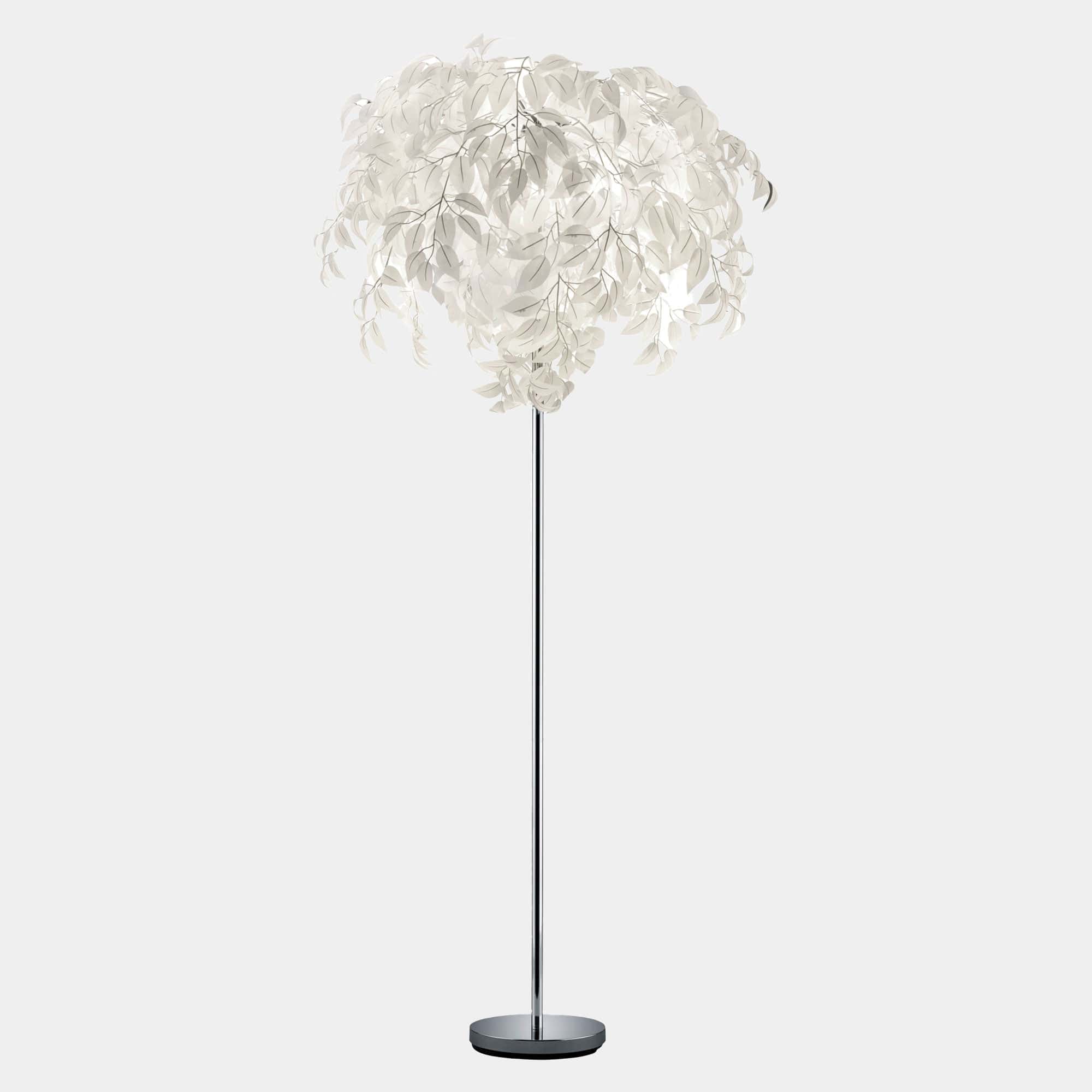 Treely Leaf, White - Floor Lamp