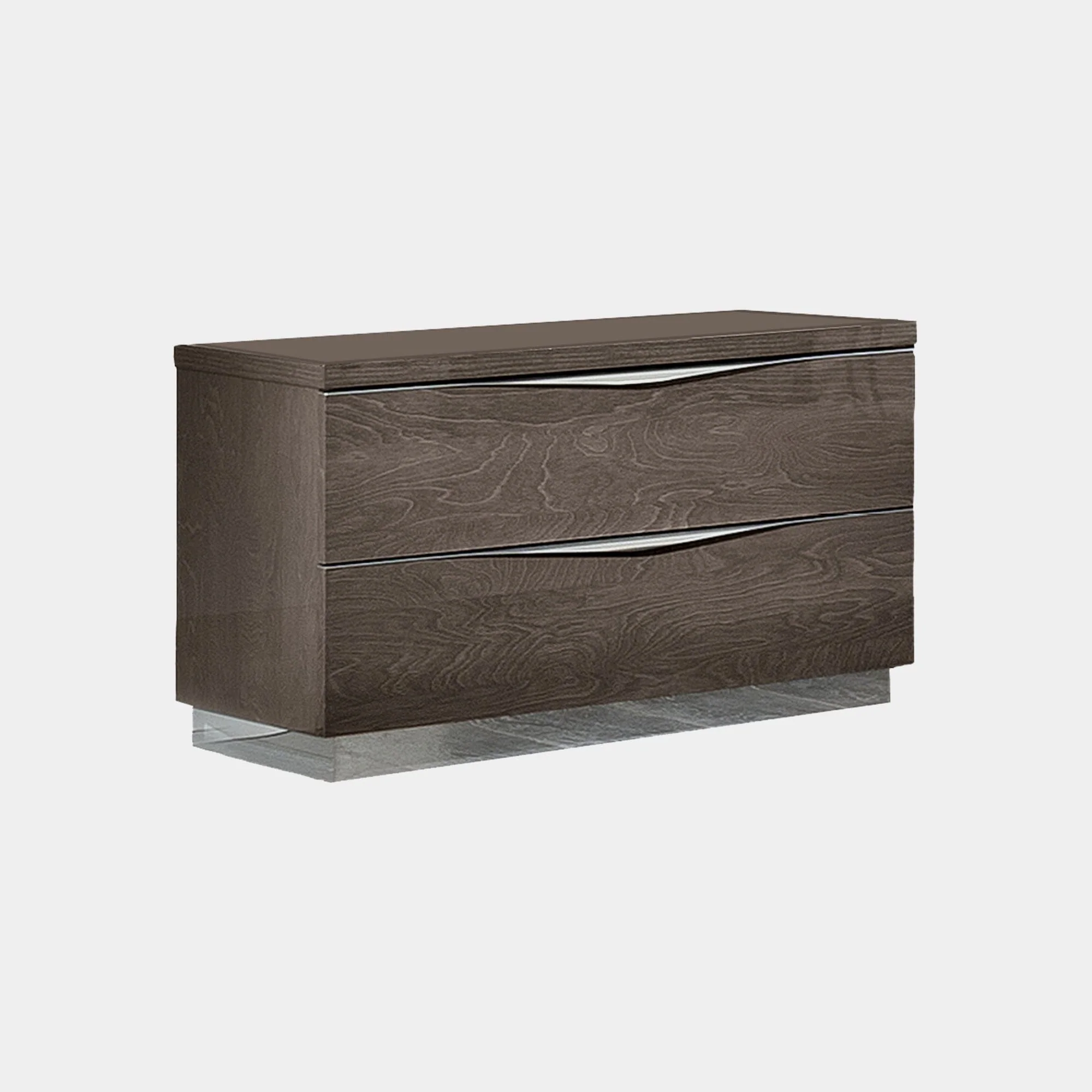 Treviso - 2 Drawer Bedside Table, Large