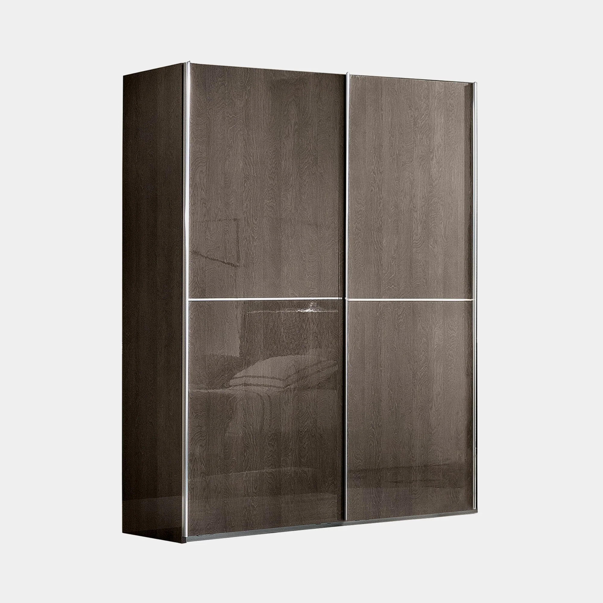 Treviso - Sliding Door Wardrobe, Silver Grey - Image 2