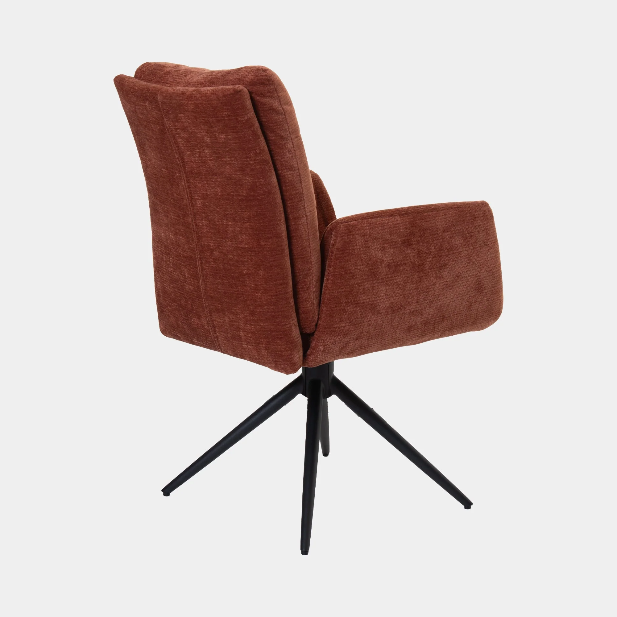 Tucson - Swivel Dining Armchair, Fabric - Image 2