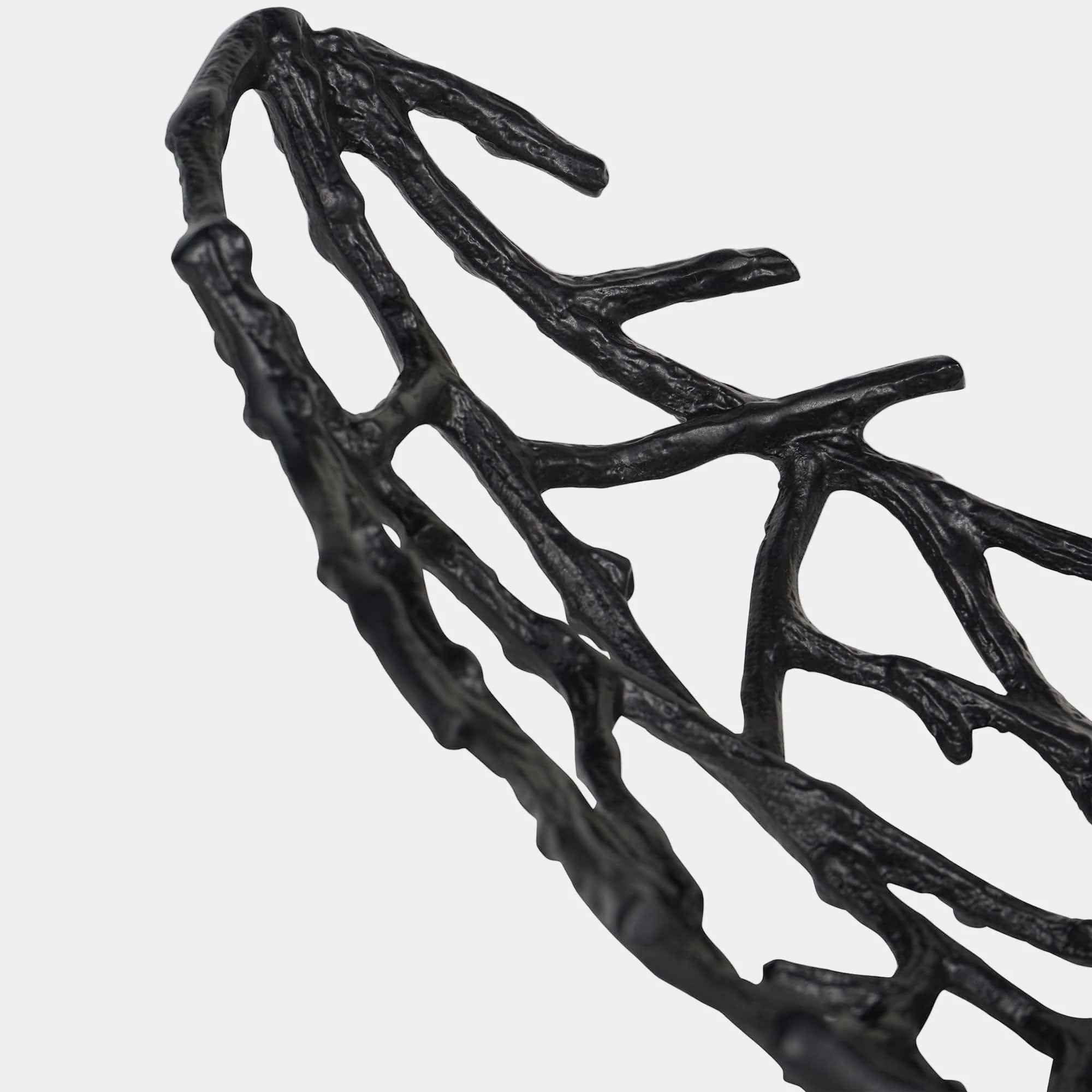 Twig - Decorative Bowl, Black Metal - Image 3