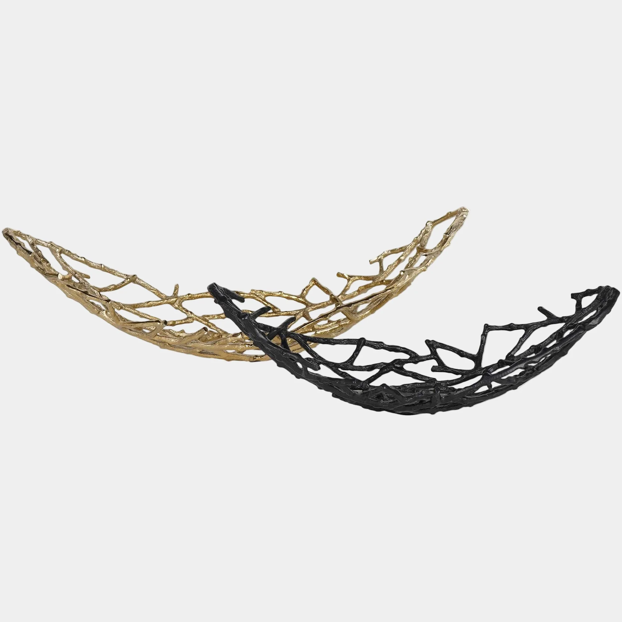 Twig - Decorative Bowl, Black Metal - Image 4