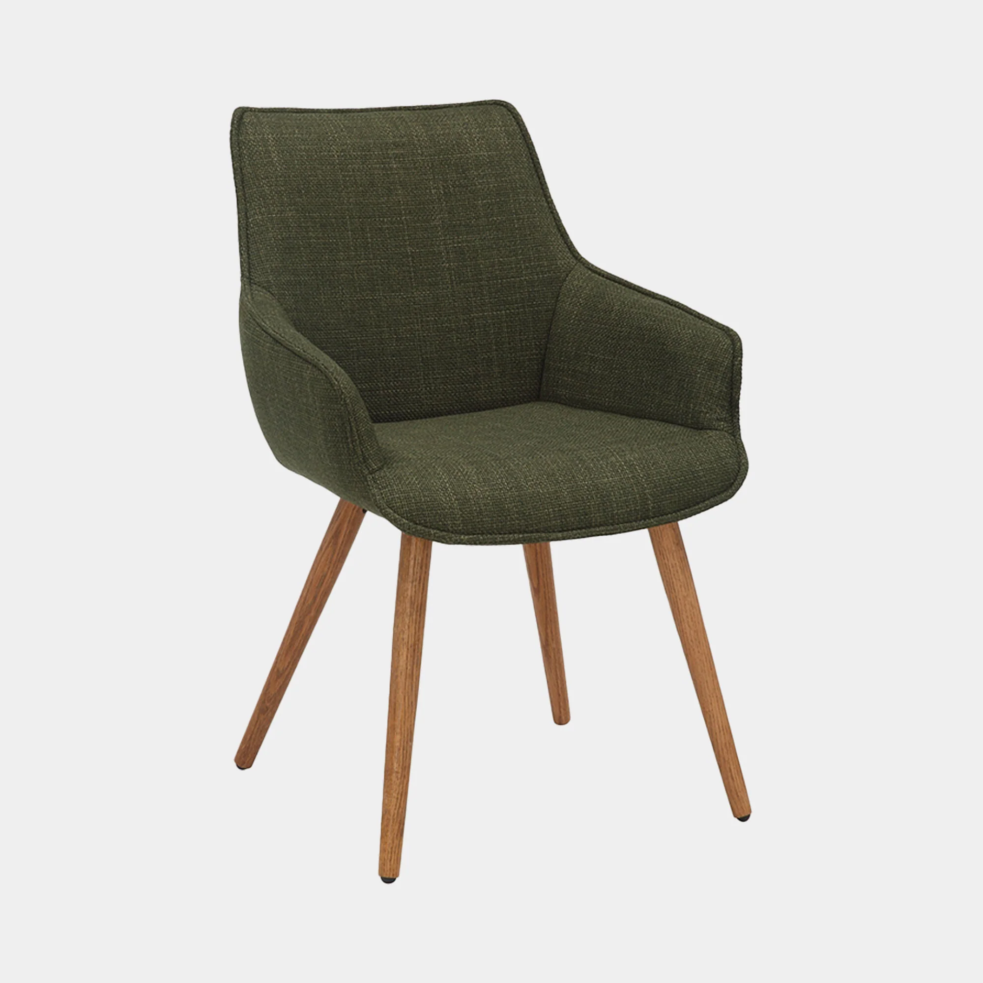 Twiggy - 160cm Round Dining Table & 6 Twiggy Chairs, Green - Image 4