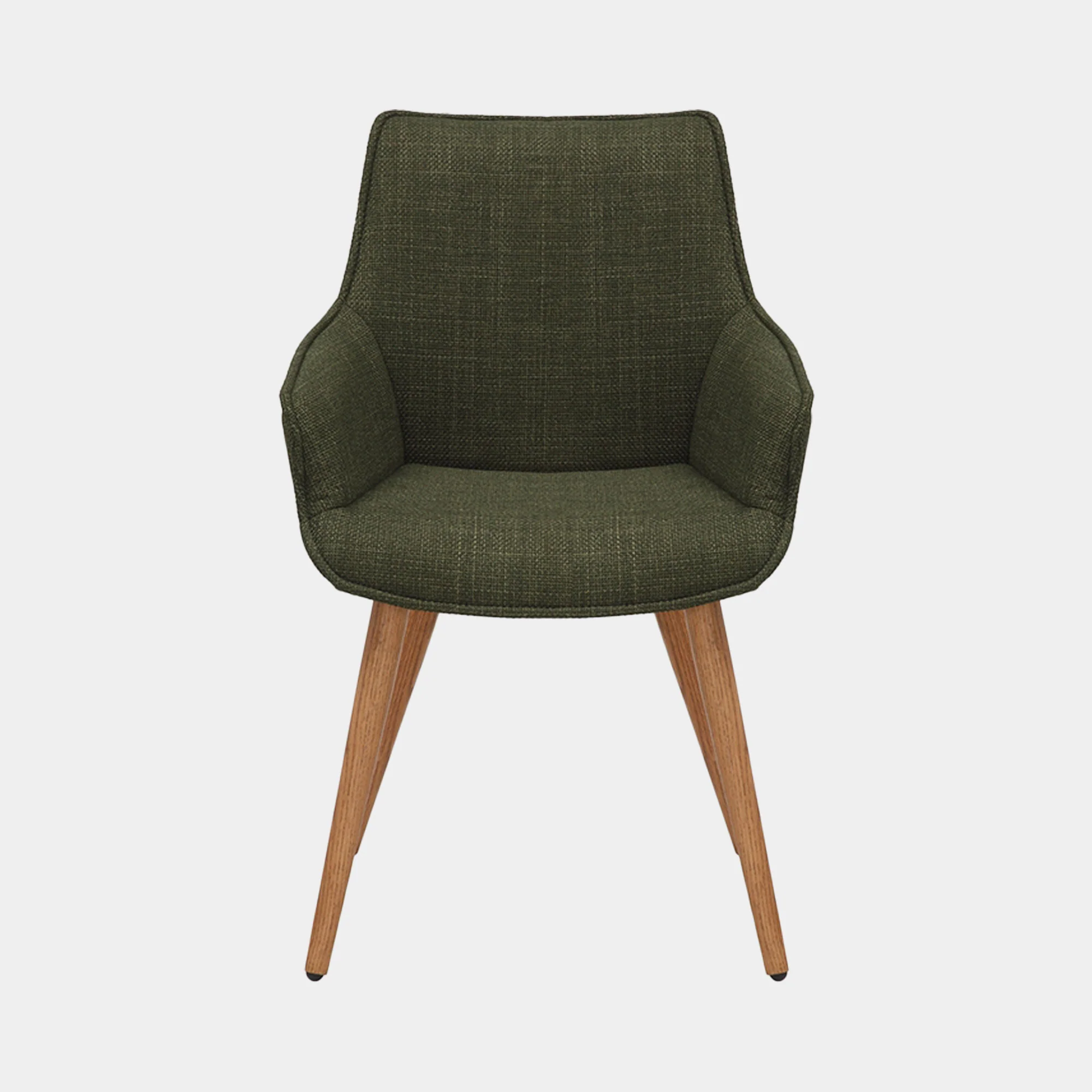 Twiggy - 160cm Round Dining Table & 6 Twiggy Chairs, Green - Image 6