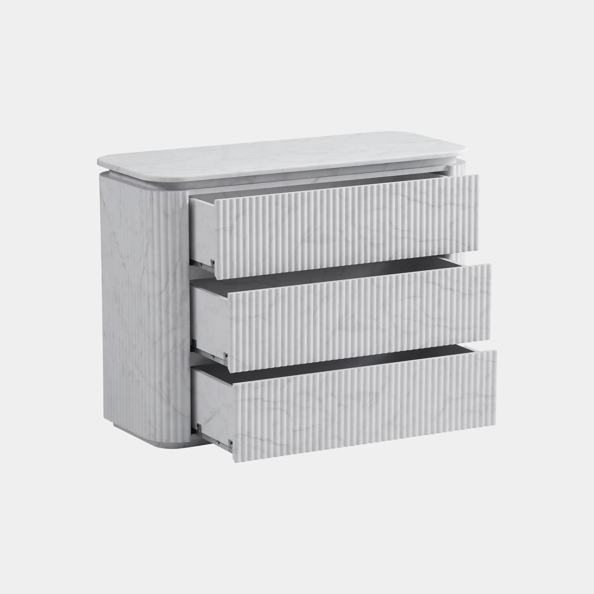 Valentina - 3 Drawer Chest of Drawers - Image 3