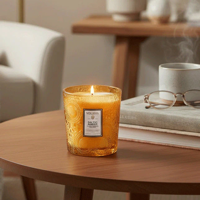 Voluspa Baltic Amber - Sandalwood & Vanilla Orchid Candle - Image 2