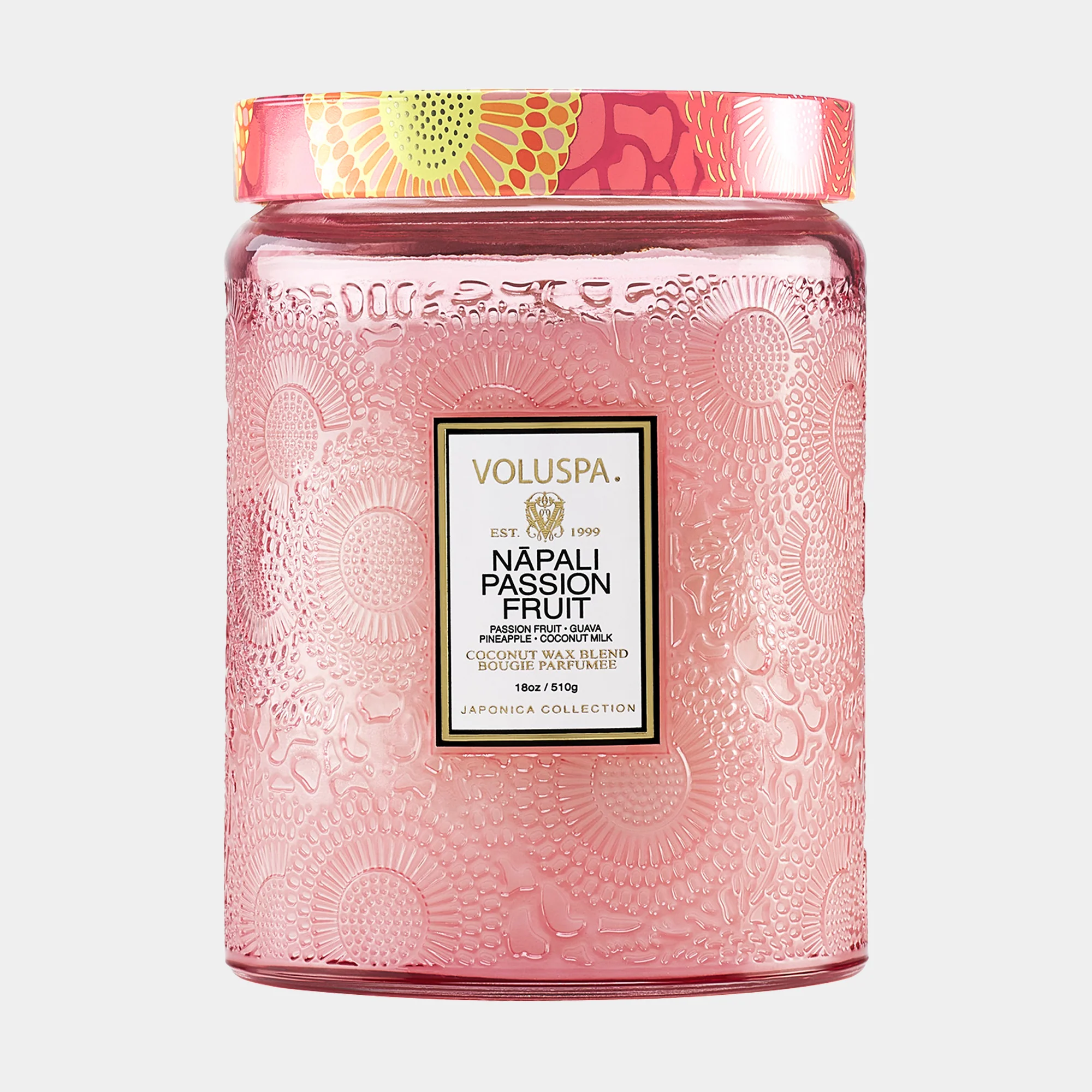 Voluspa Napali Passion Fruit - Guava, Pineapple & Coconut Milk Candle 510g - Image 3