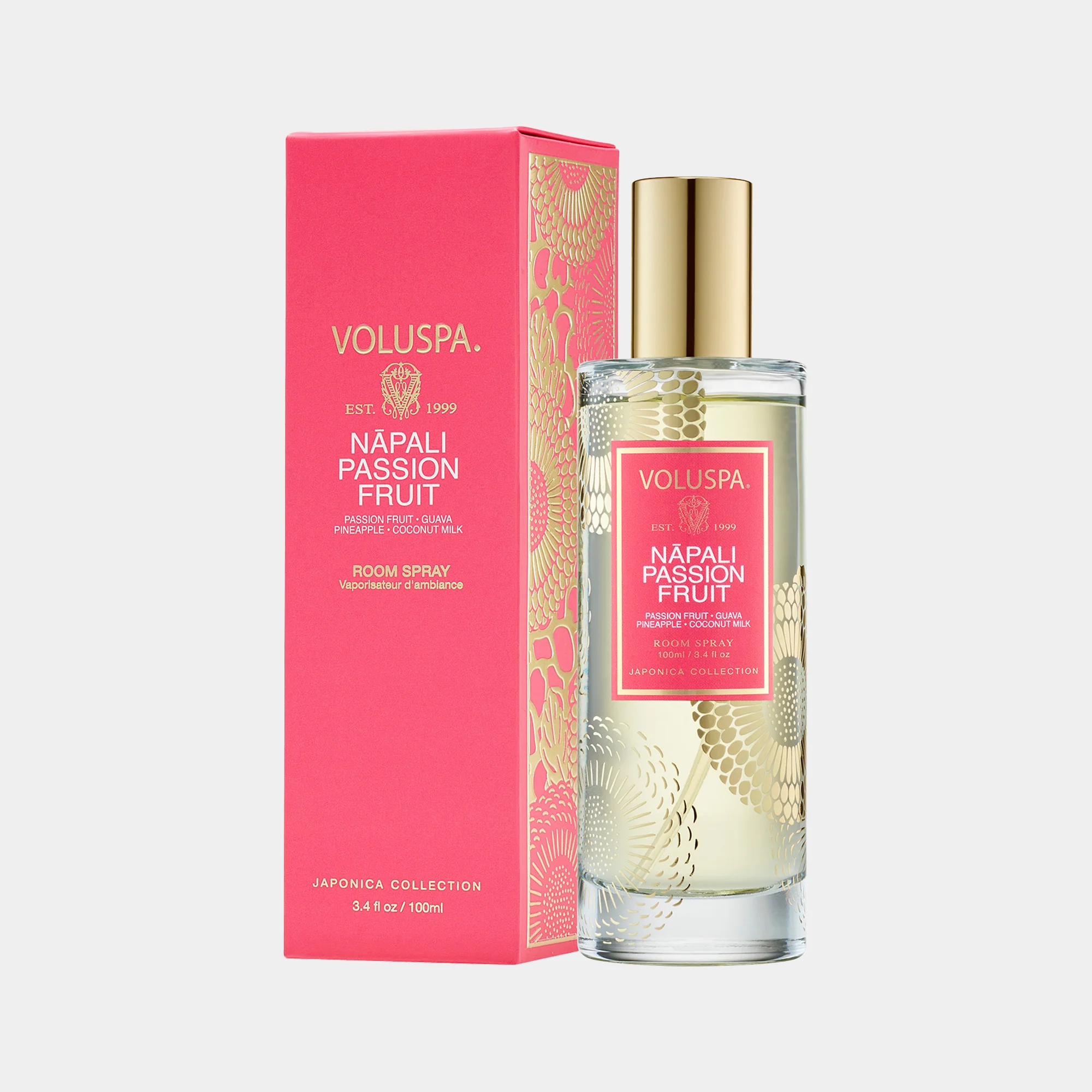 Voluspa Napali Passion Fruit - Guava, Pineapple & Coconut Milk Room Spray 100ml