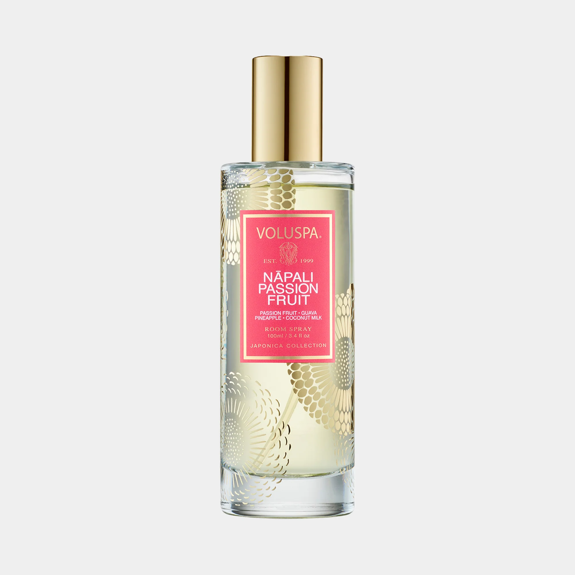 Voluspa Napali Passion Fruit - Guava, Pineapple & Coconut Milk Room Spray 100ml - Image 3