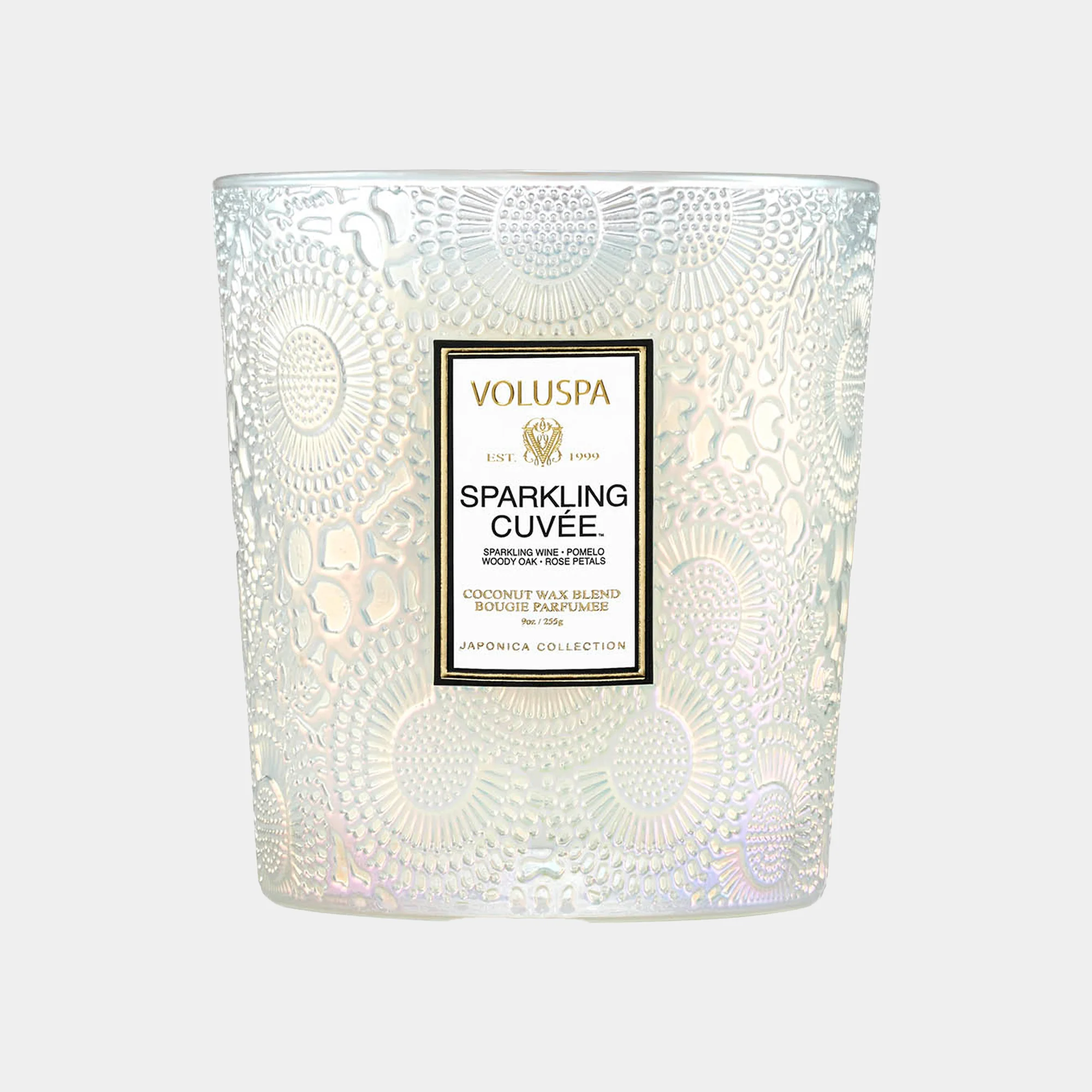 Voluspa Sparkling Cuvee - Pomelo, Woody Oak & Rose Petals Candle 255g - Image 3