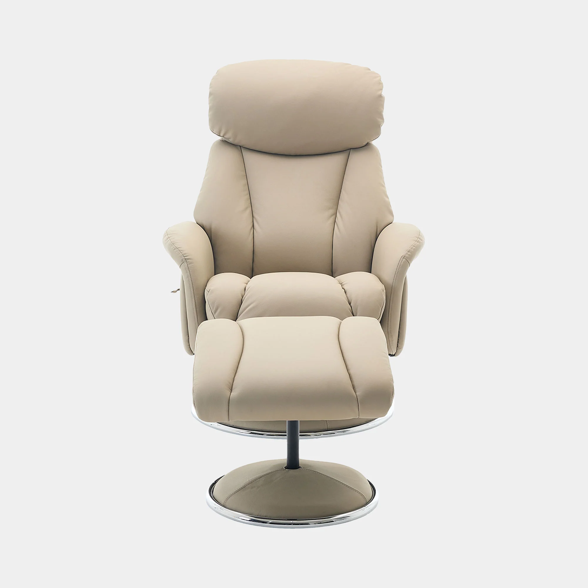 Yukon - Swivel Recliner Chair With Footstool - Image 18