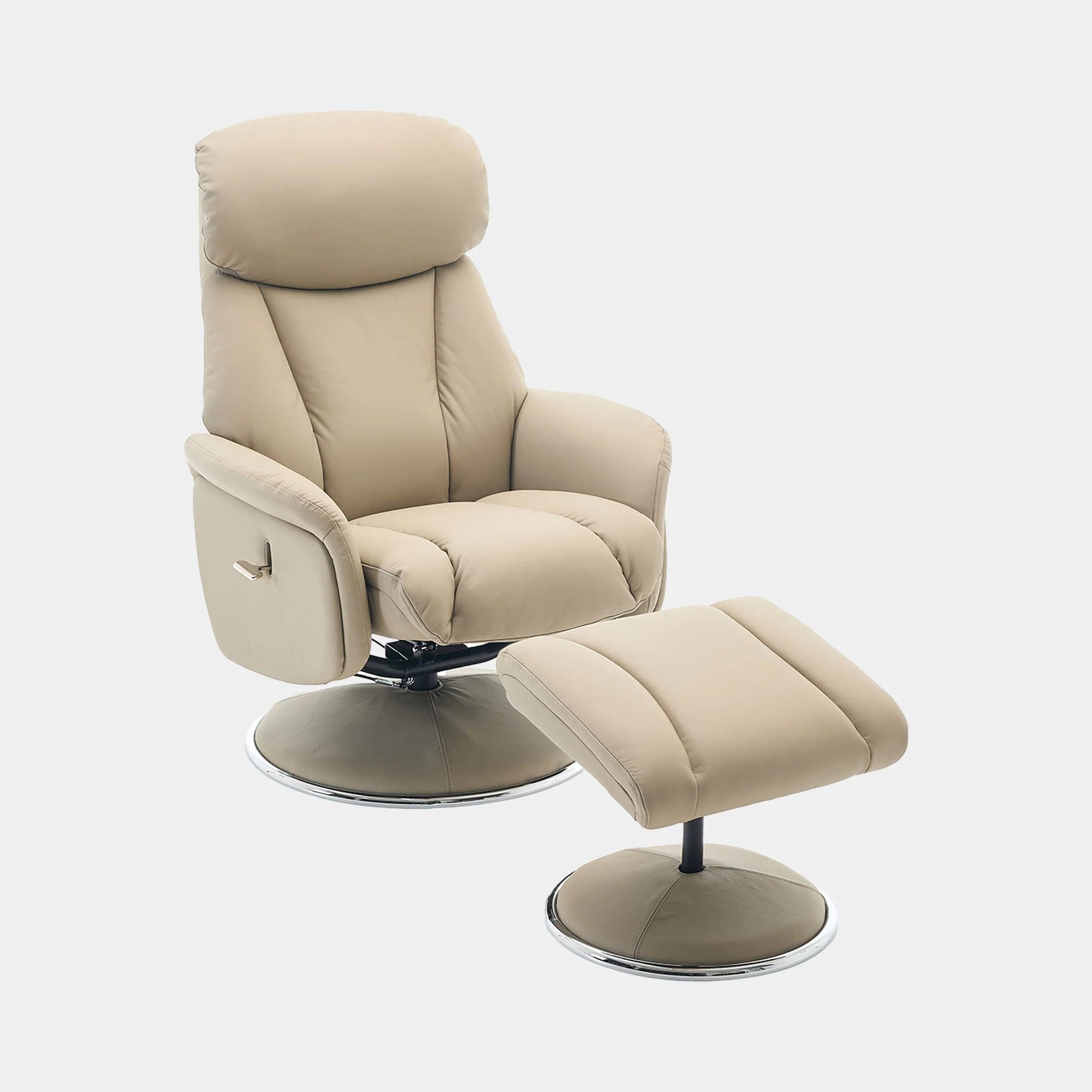 Yukon - Swivel Recliner Chair With Footstool - Image 20
