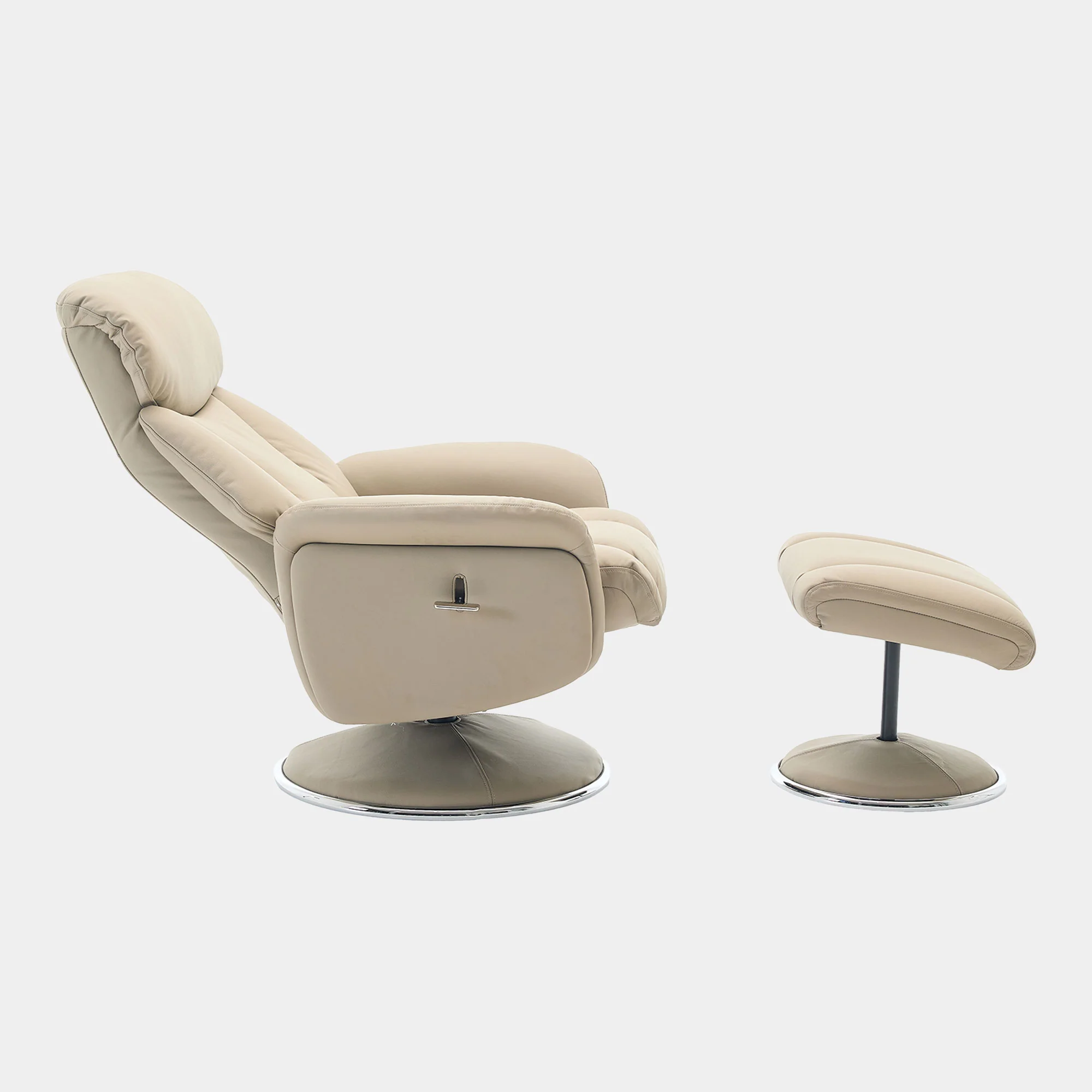 Yukon - Swivel Recliner Chair With Footstool - Image 21