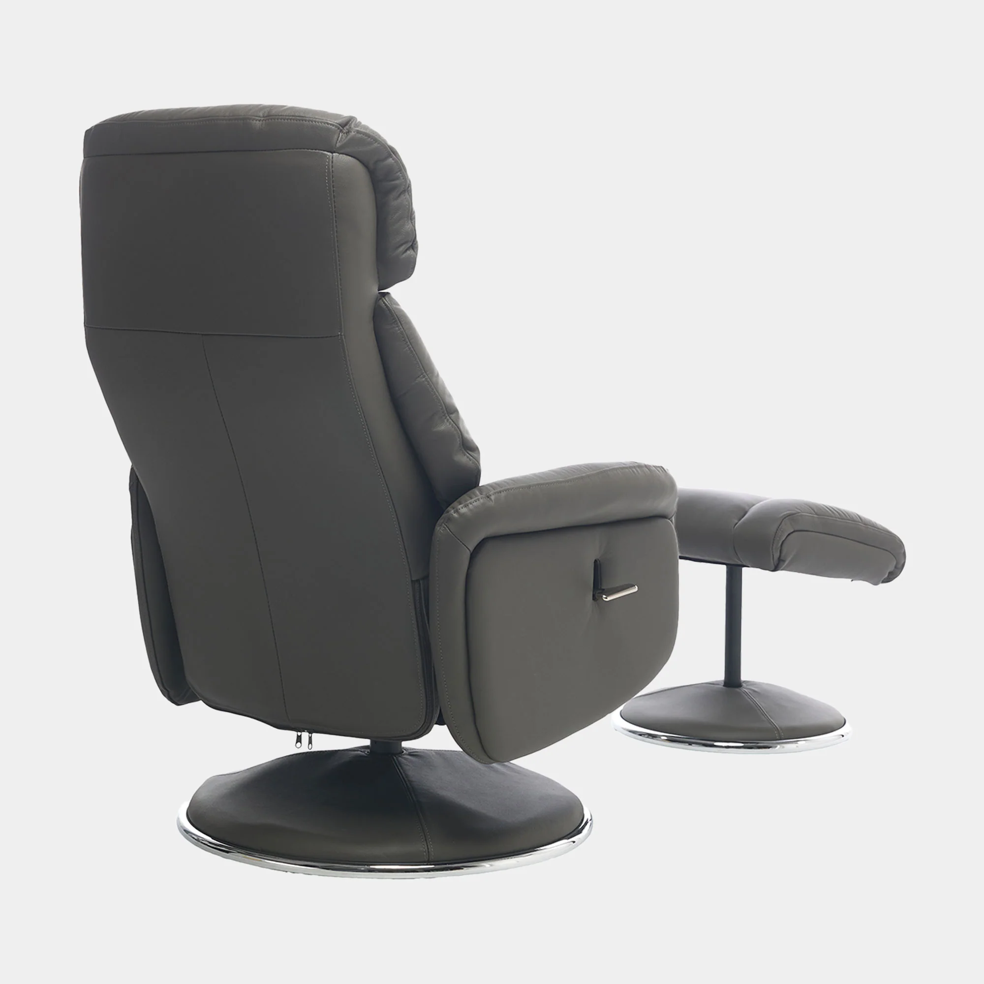 Yukon - Swivel Recliner Chair With Footstool - Image 7